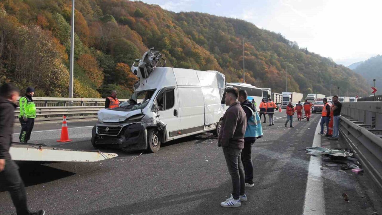 Bolu'da TEM Otoyolu'nda meydana gelen zincirleme kazada, F.K.'nın kullandığı tır,