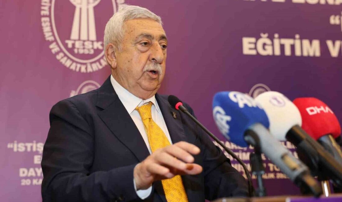 TESK Genel Başkanı Bendevi Palandöken, Antalya'da düzenlenen toplantıda, "Az kazanandan