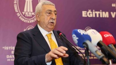 TESK Genel Başkanı Bendevi Palandöken, Antalya'da düzenlenen toplantıda, "Az kazanandan