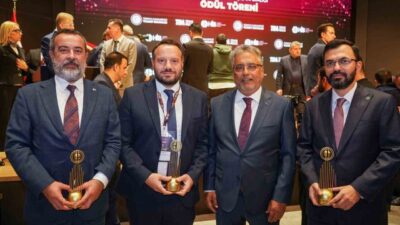 İstanbul’da düzenlenen 7. Hizmet İhracatçıları Birliği Ödül Töreni'nde Havaalanları Yer