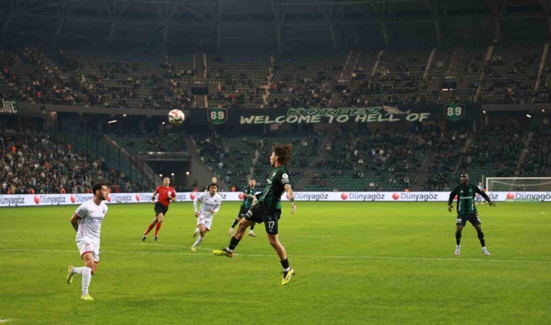 Trendyol Süper Lig'in 14. haftasında Kocaelispor, Gençlerbirliği'ni 1-0'lık skorla önde