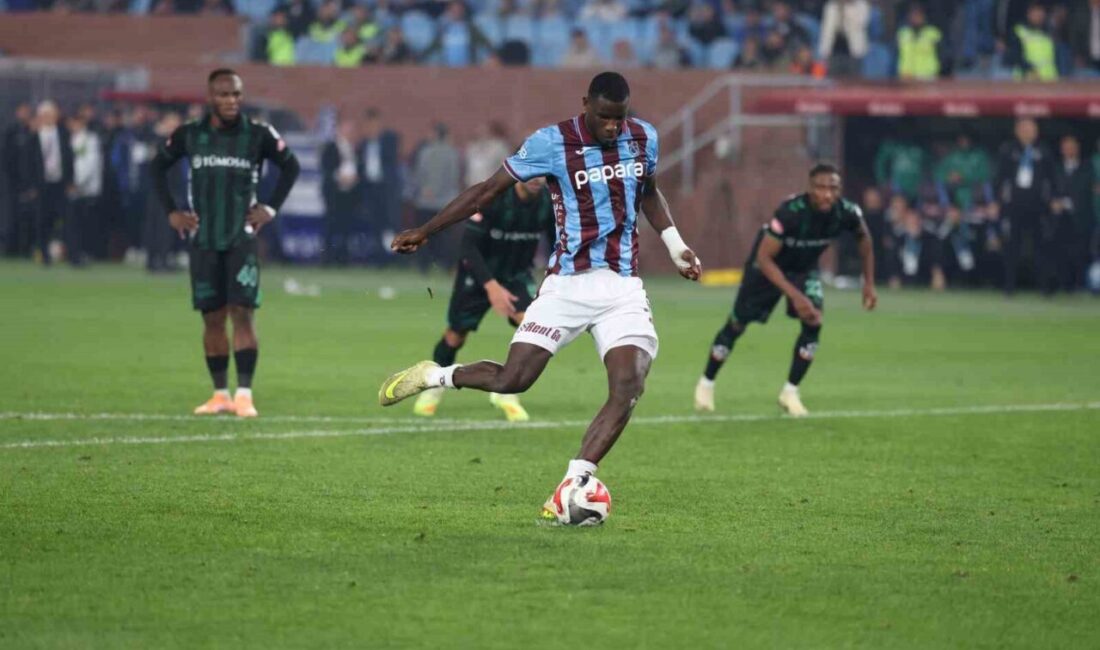 Trabzonspor ve Konyaspor’un karşılaştığı maçta ilk yarıda skora denge geldi: 1-1 Trendyol Süper Lig'de Trabzonspor, Konyaspor ile 14. hafta mücadelesinde 1-1