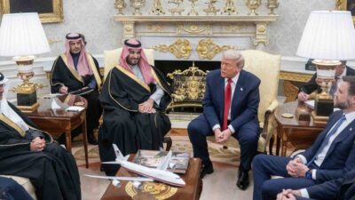 ABD Başkanı Donald Trump, Suudi Arabistan Veliaht Prensi Muhammed bin