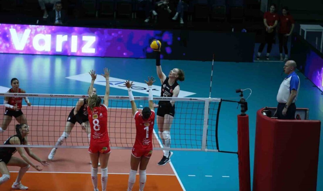 Türk Hava Yolları, 2026 CEV Kupası’nda İlk Maçında Avarca de Menorca’yı 3-1 Geçti Türk Hava Yolları, 2026 CEV Kupası 16'lı Finaller Turu'nda sahasında