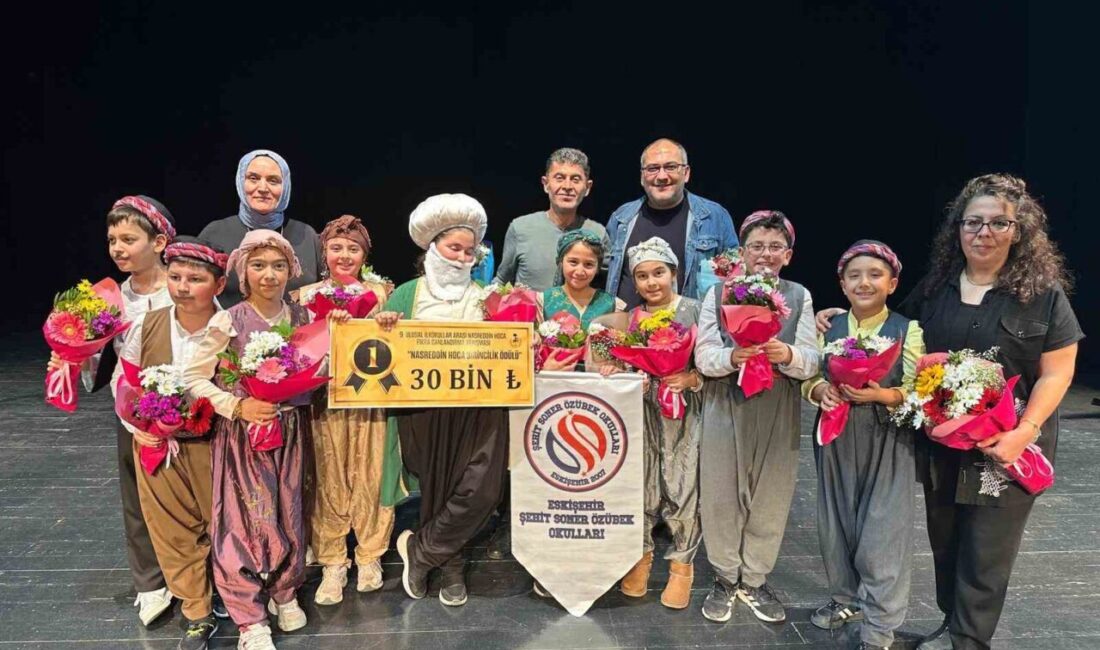 Eskişehir’deki Öğrenciler, 9. Ulusal Nasreddin Hoca Fıkra Yarışmasında Türkiye Birincisi Oldu Eskişehir'deki Şehit Piyade Astsubay Çavuş Soner Özübek İlkokulu öğrencileri, Konya'da
