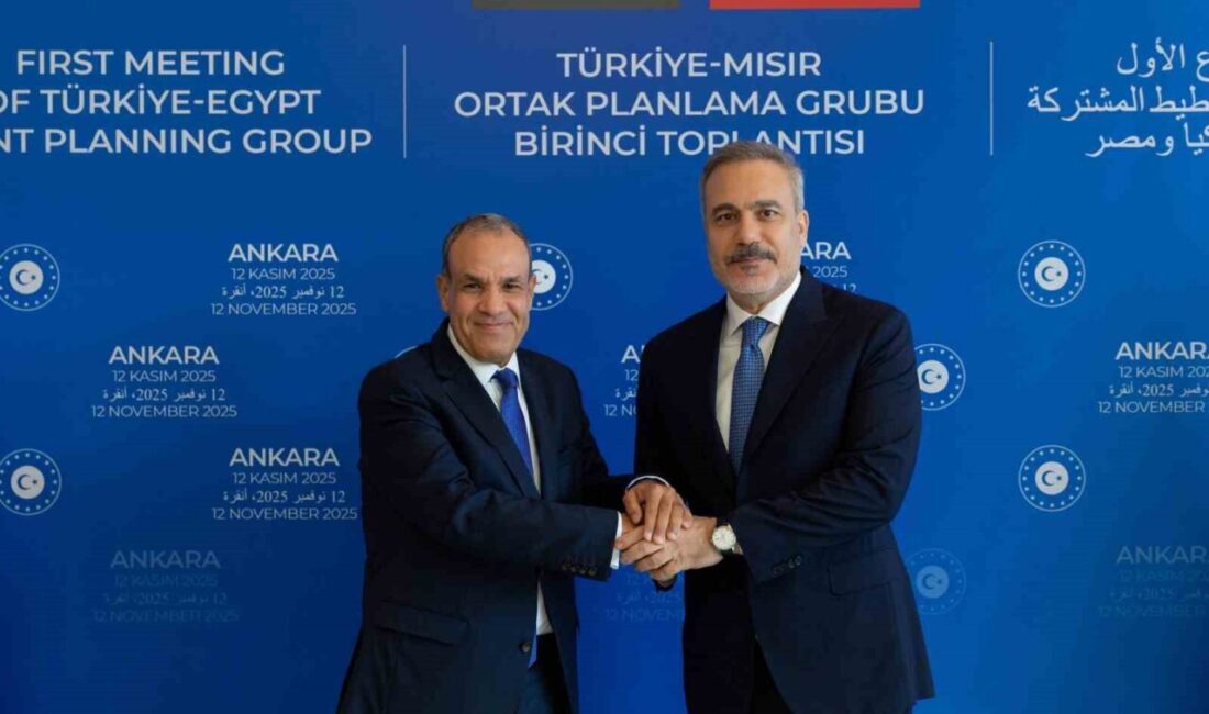 Ankara’da, Dışişleri Bakanı Hakan Fidan ve Mısır Dışişleri Bakanı Bedir