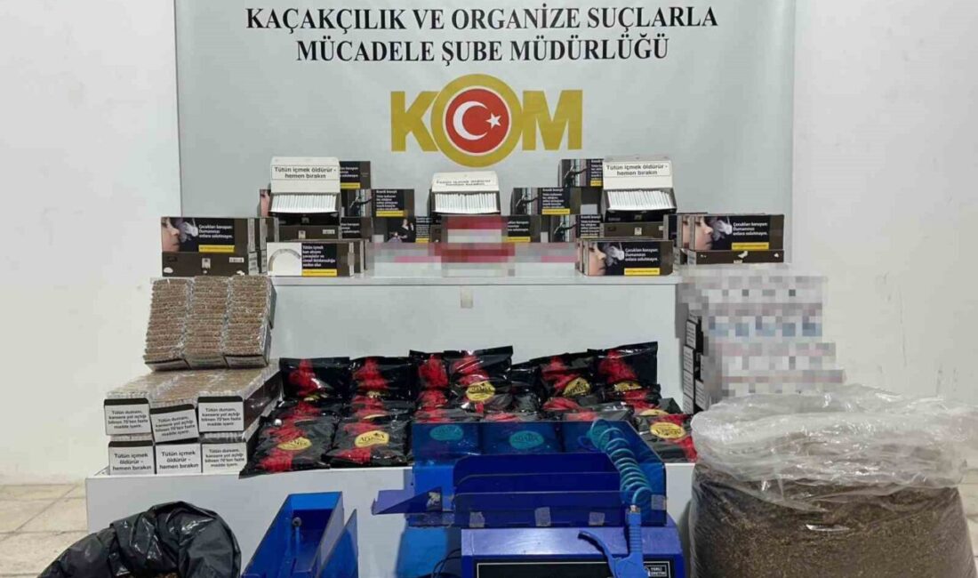Samsun'da düzenlenen eş zamanlı operasyonlarla tütün ve elektronik sigara kaçakçılığına