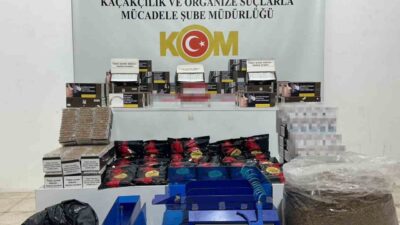 Samsun'da düzenlenen eş zamanlı operasyonlarla tütün ve elektronik sigara kaçakçılığına