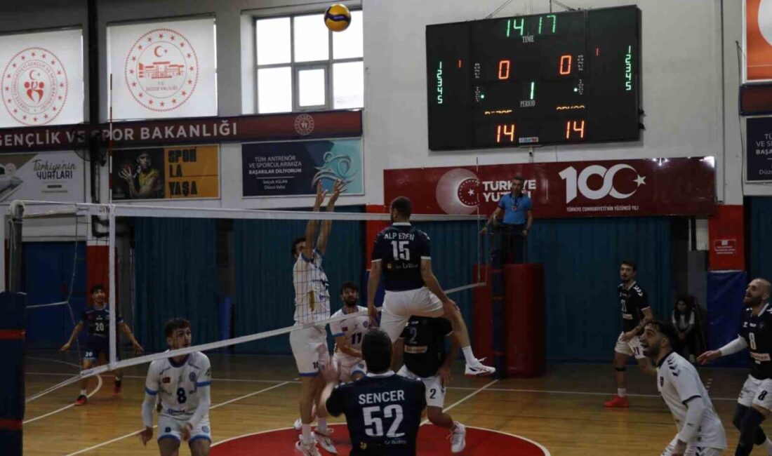 Düzce Belediyesi Spor Akademisi, Arkas Spor Kulübü’ne 3-2 Yenilerek Maçta Başarısını Süretemedi Düzce Belediyesi Spor Akademisi, TVF Erkekler 1. Liginde Arkas Spor