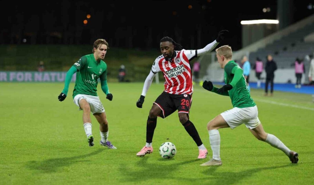 UEFA Konferans Ligi'nde Samsunspor, Breidablik ile deplasmanda 2-2 berabere kalarak