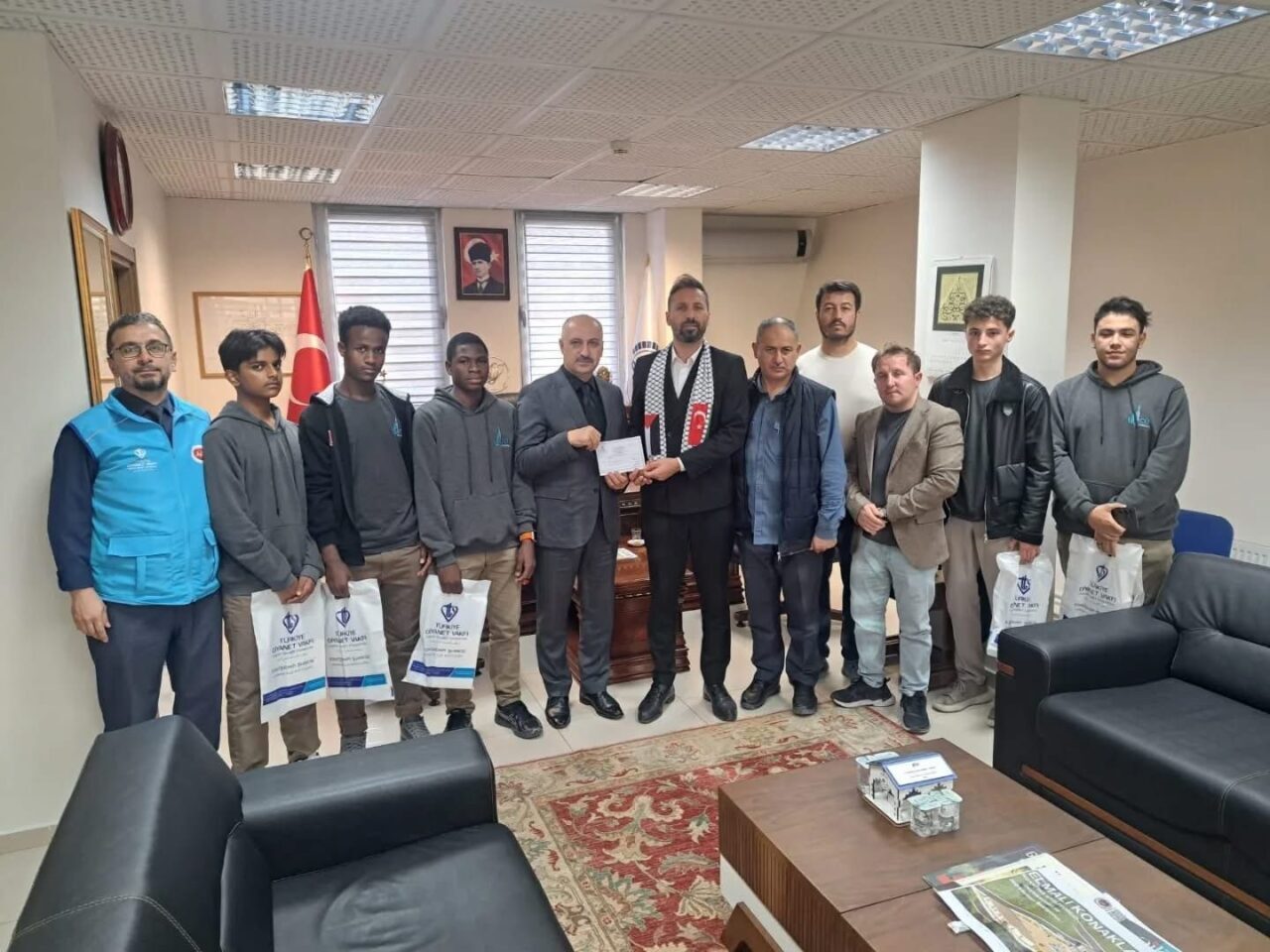 Uluslararası Cevat Ülger Anadolu İmam Hatip Lisesi öğrencileri, Filistin'e destek