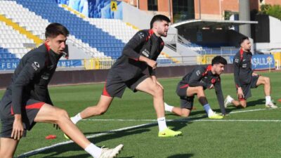 Ümit Milli Futbol Takımı, yarın Ukrayna ile oynayacağı 2027 UEFA