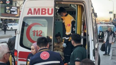 Ümraniye'de bir iş yerinin deposunda çıkan yangında bir işçi dumandan