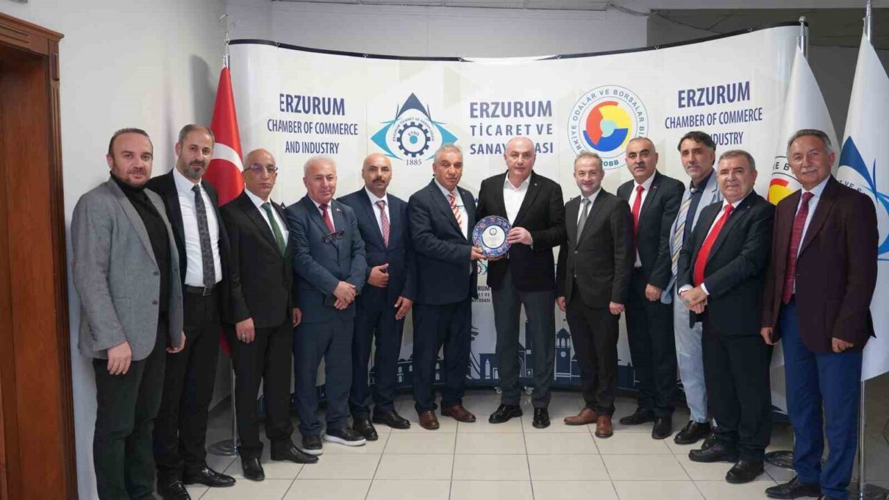 UMSİDER heyeti, Erzurum Ticaret ve Sanayi Odası’nı ziyaret etti. Genel