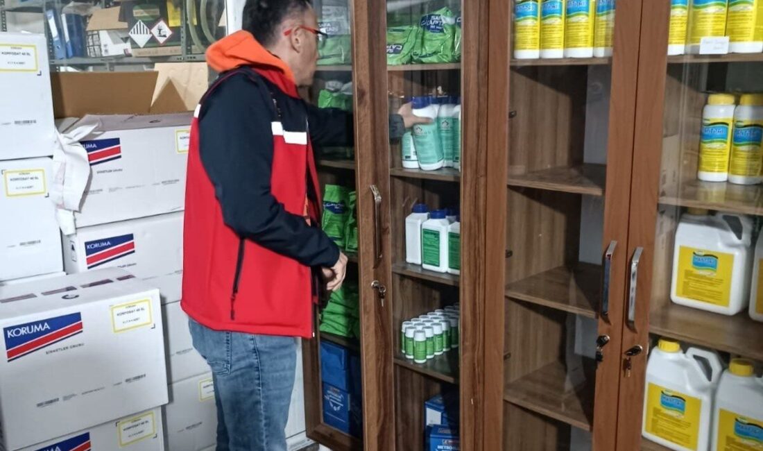 Uşak’ta Tarım Müdürlüğü, Bitki Koruma Ürünleri Satış Noktalarını Sürekli Denetliyor Uşak İl Tarım ve Orman Müdürlüğü, bitki koruma ürünü satış