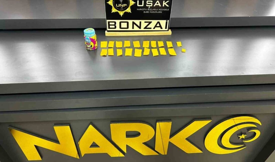 Uşak’ta gerçekleştirilen uyuşturucu operasyonlarında 3 kişi tutuklandı, çok sayıda uyuşturucu madde ele geçirildi. Uşak'ta gerçekleştirilen narkotik operasyonlarında, 752 kullanımlık bonzai, 17 bin 394