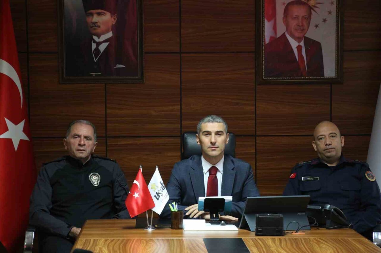 Uşak Valisi Naci Aktaş, Ekim ayı asayiş raporunu açıkladı. 1-31