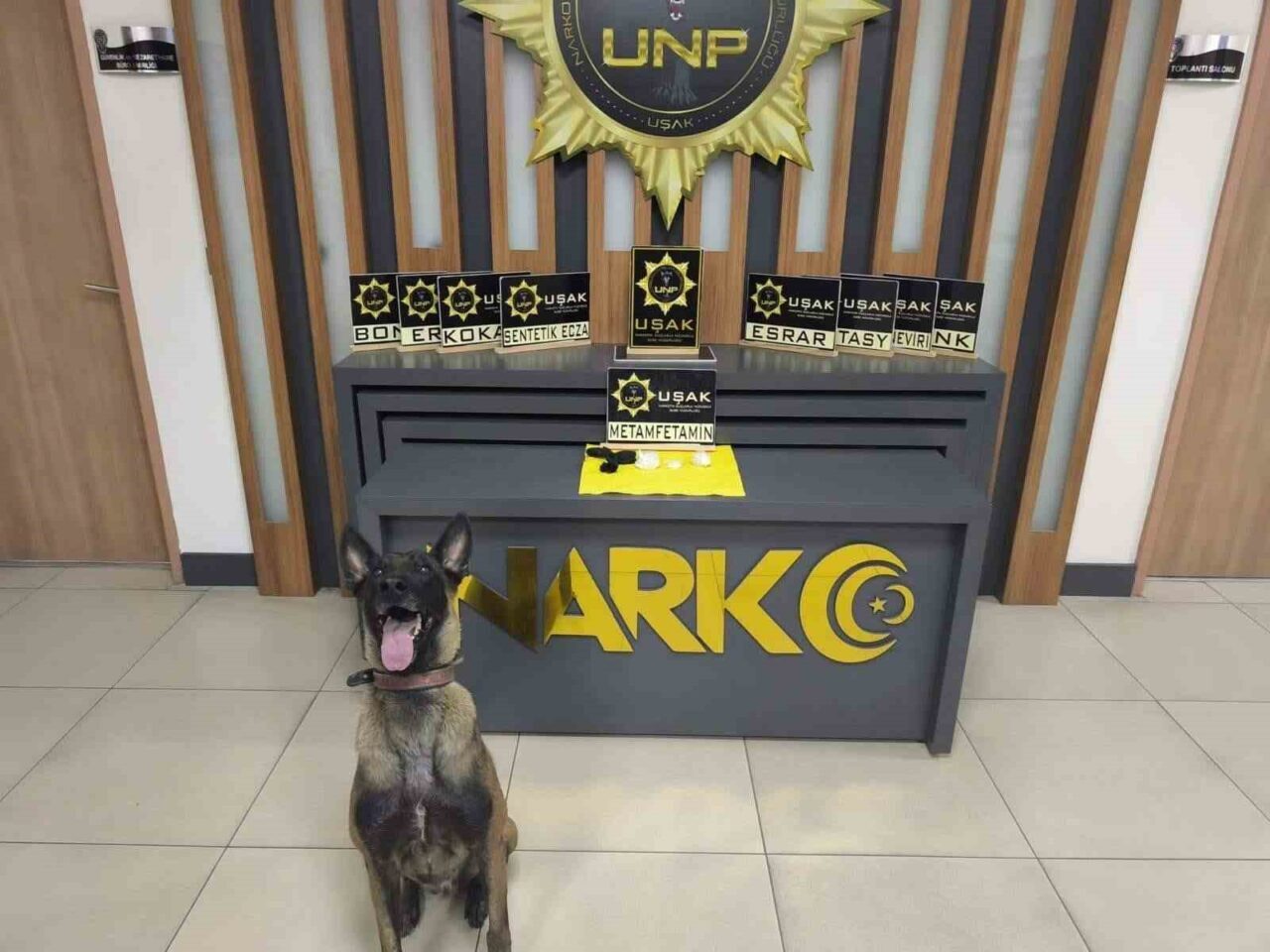 Uşak’ta narkotik ekipleri, "Uyuşturucu Madde Ticareti" kapsamında durdurulan iki otomobilde