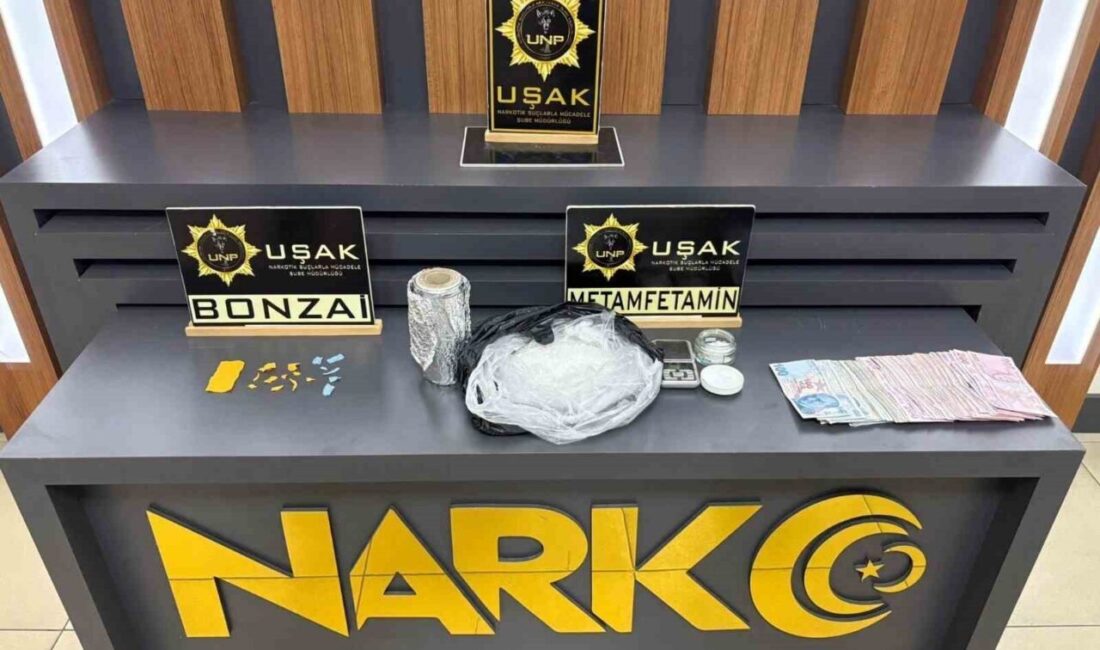 Uşak’ta uyuşturucu operasyonu: 7 kişi gözaltına alındı, 5’i tutuklandı Uşak'ta Narkotik Suçlarla Mücadele Şube Müdürlüğü, üç operasyonda 7 kişiyi