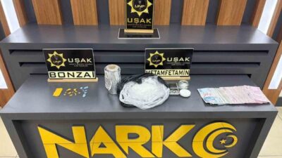 Uşak'ta Narkotik Suçlarla Mücadele Şube Müdürlüğü, üç operasyonda 7 kişiyi
