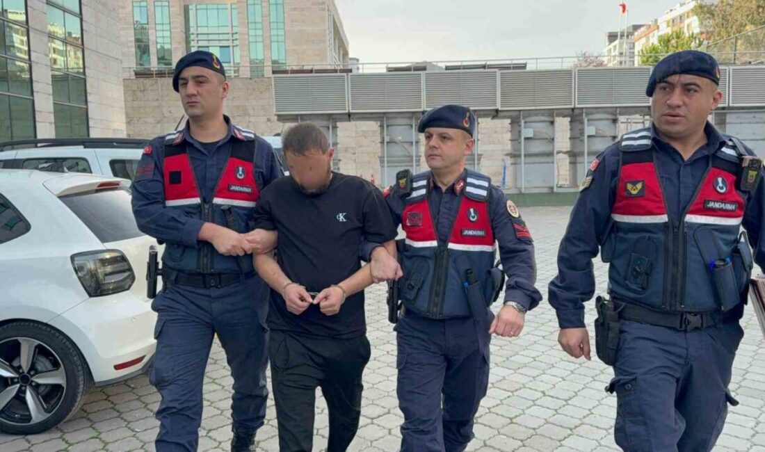 Samsun'un Tekkeköy ilçesinde yapılan jandarma operasyonunda Y.D. isimli 38 yaşındaki