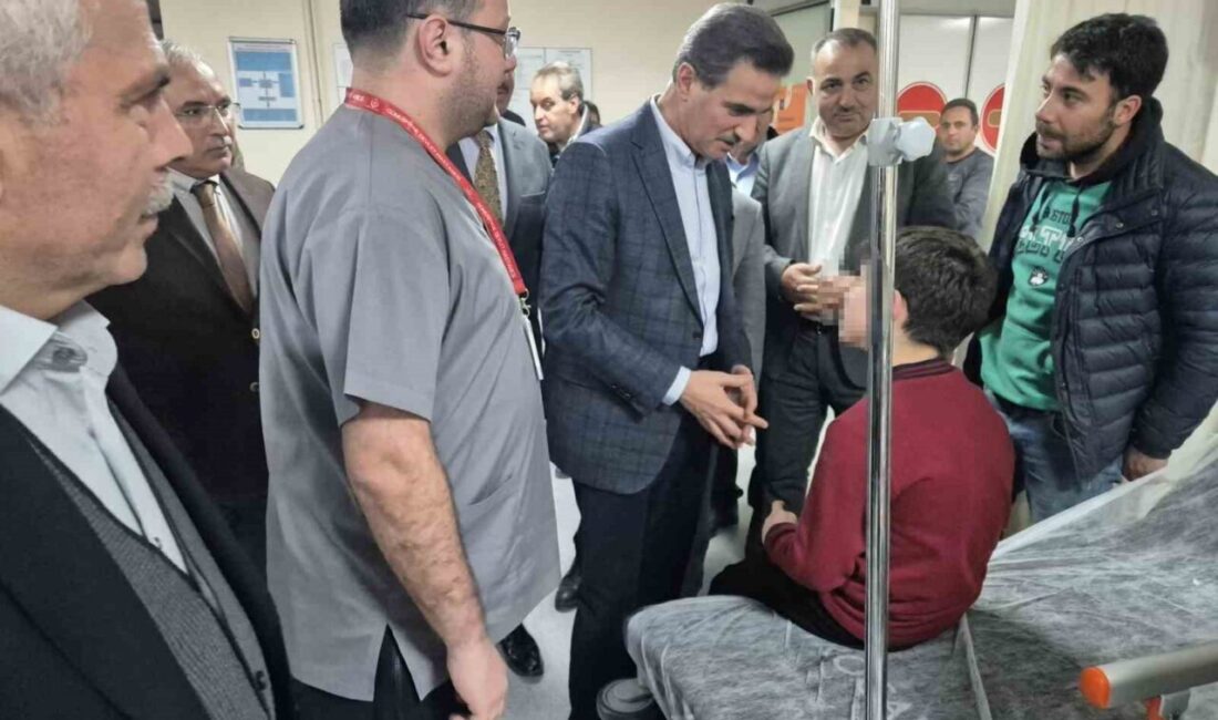 Gümüşhane Valisi Aydın Baruş, gıda zehirlenmesi şüphesiyle hastaneye kaldırılan 29