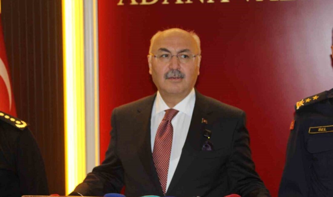 Adana Valisi Yavuz Selim Köşger, yapılan toplantıda iki organize suç