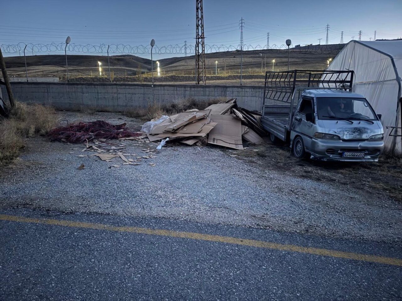 Van'ın Edremit ilçesinde, VASKİ'ye ait güneş enerji panellerinin kablolarını çalan
