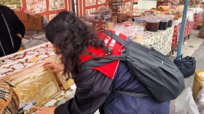 Kırklareli'nin Vize ilçesindeki ürün pazarında yapılan denetimlerde, mevzuata aykırı bulunan