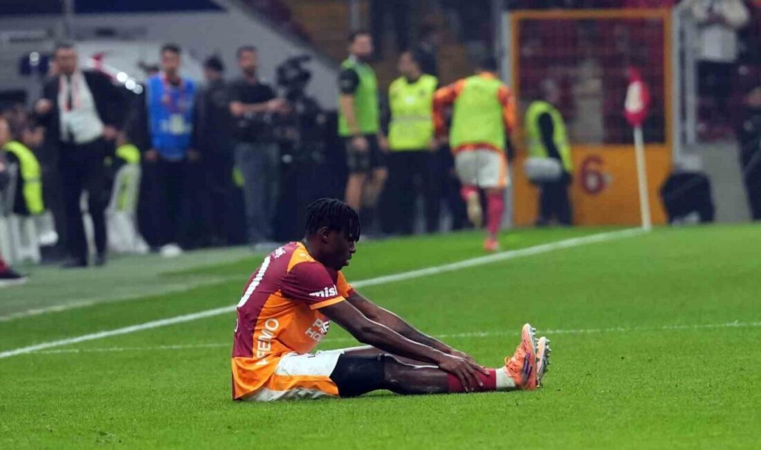 Galatasaray, Gençlerbirliği karşılaşmasında sakatlanan Wilfried Singo'nun sol arka adalelerinde zorlanma