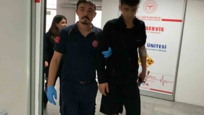 Aksaray'da, 18 yaşındaki İbrahim K., futbol oynadıktan sonra evine giderken