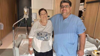 Kahramanmaraş'ta 74 yaşındaki Hüsne Deligönül, omurga kırığı nedeniyle HG Hospital'da