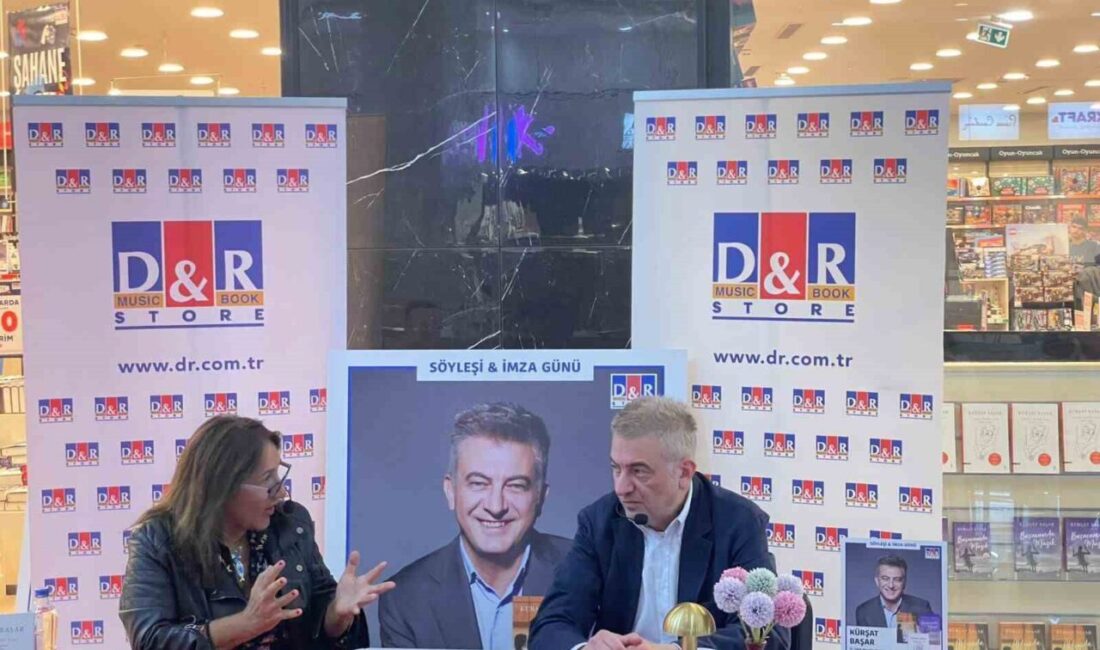 Kürşat Başar, Mardian Mall’de yeni kitabıyla Mardinlilerle buluştu; etkinlik büyük ilgi gördü. Kürşat Başar, yeni kitabı için Mardian Mall'de düzenlenen imza günü
