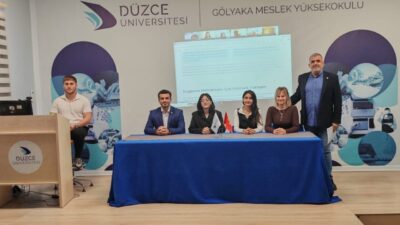 Düzce Üniversitesi Gölyaka Meslek Yüksekokulu'ndan Prof. Dr. Yeliz Baş ve