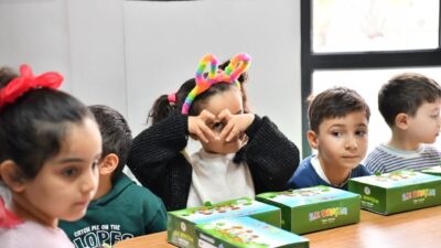 Yeşilyurt Belediyesi, "Yerli Tohum Milli Tarım" projesi ile anaokulu çocuklarına