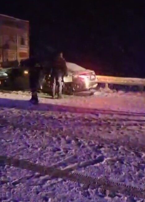 Sivas’ta kar yağışının ardından meydana gelen zincirleme trafik kazasında 1