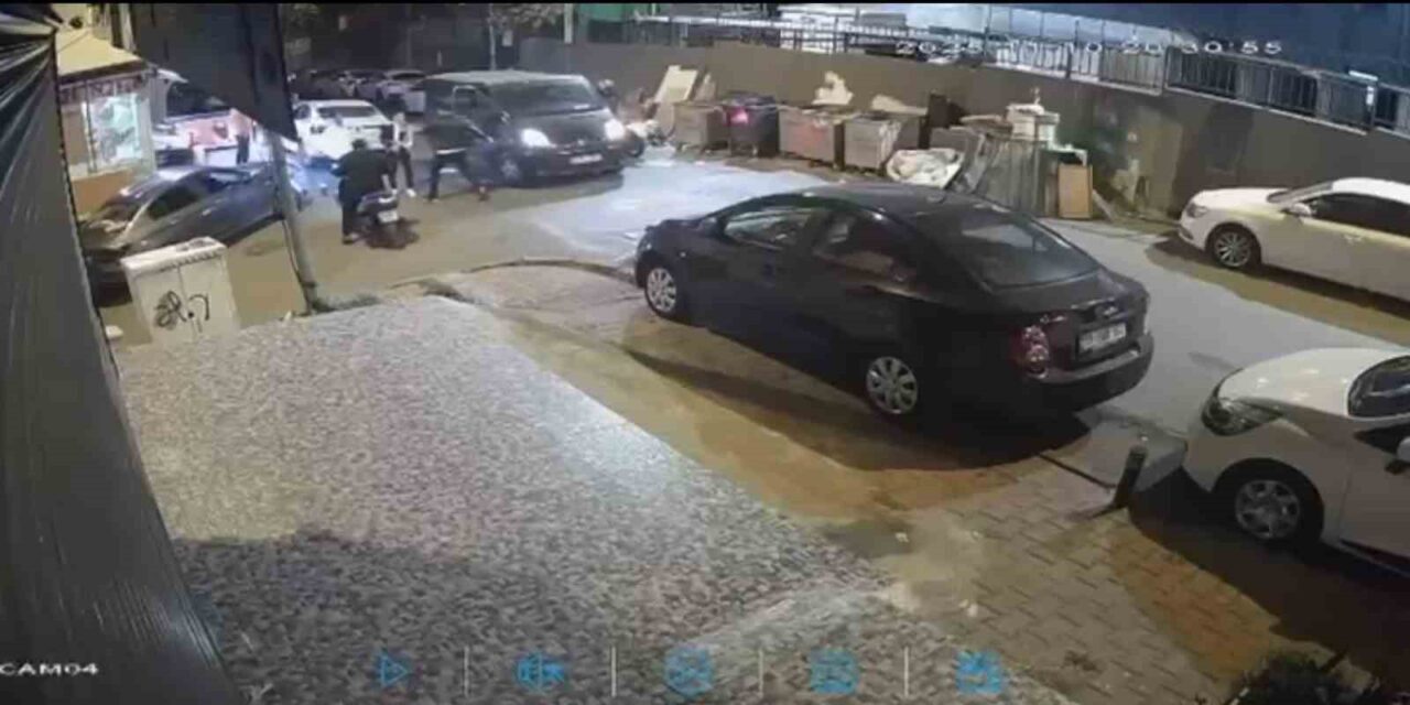 İstanbul Şişli'de yol verme tartışması, bir motosiklet sürücüsünün arkasındaki şahsın