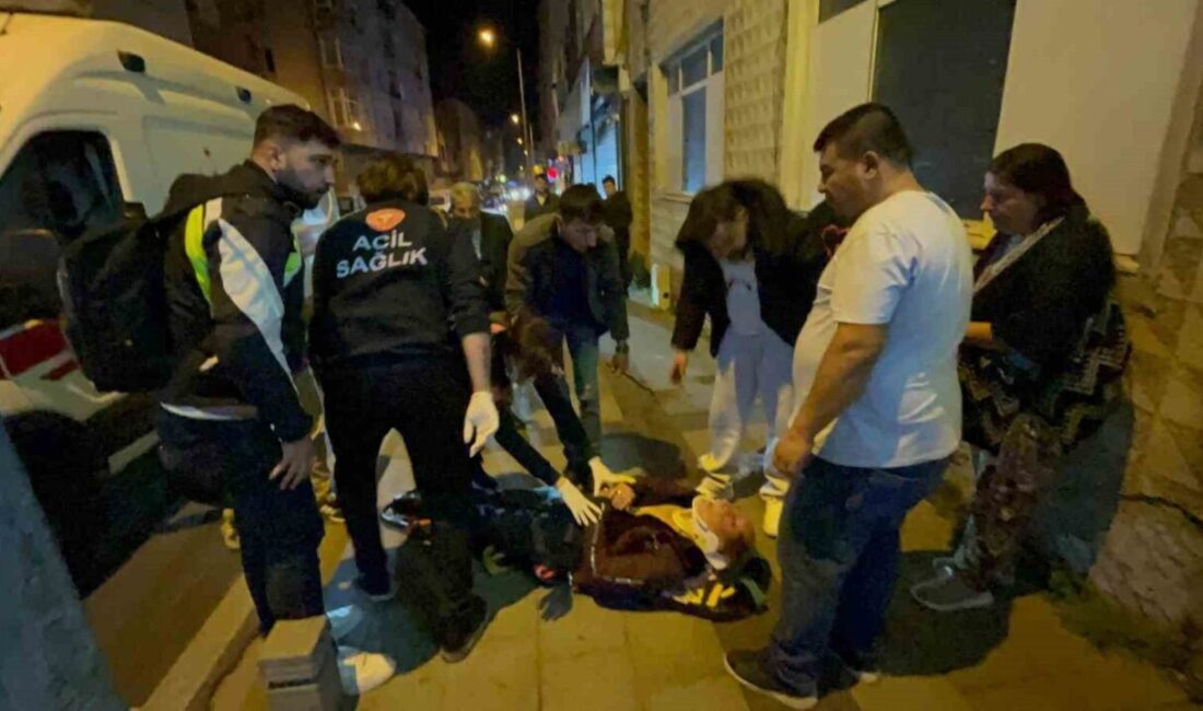 Tekirdağ Çorlu'da, alkollü İ.İ., gece yarısı yolda yürürken A.M.Y. yönetimindeki