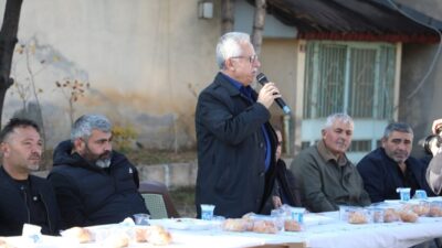Yozgat Belediye Başkanı Kazım Arslan, 100. Yıl Sanayi Sitesi esnafıyla