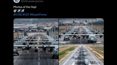 Yunanistan Hava Kuvvetleri, önceki paylaşımlarının ardından Türkiye için taziye mesajı