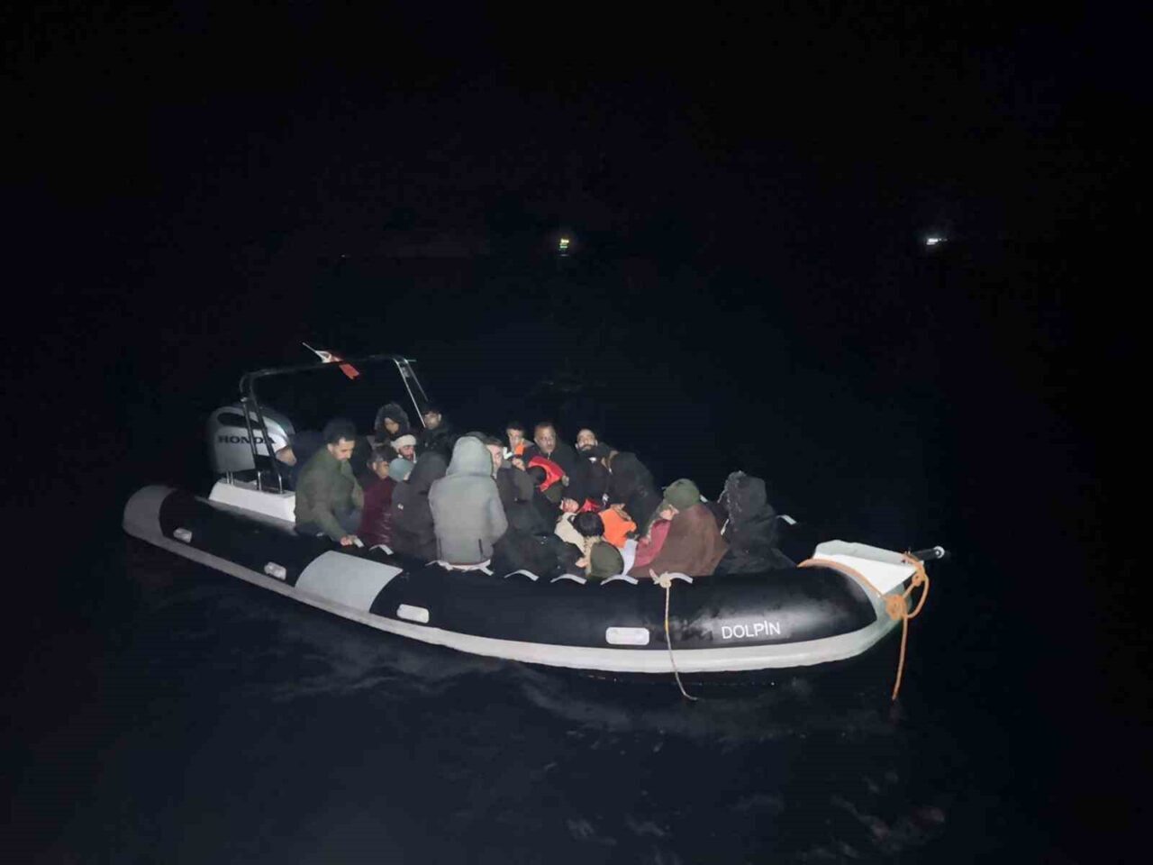 Muğla'nın Fethiye açıklarında, Sahil Güvenlik ekipleri tarafından Yunan unsurlarınca geri