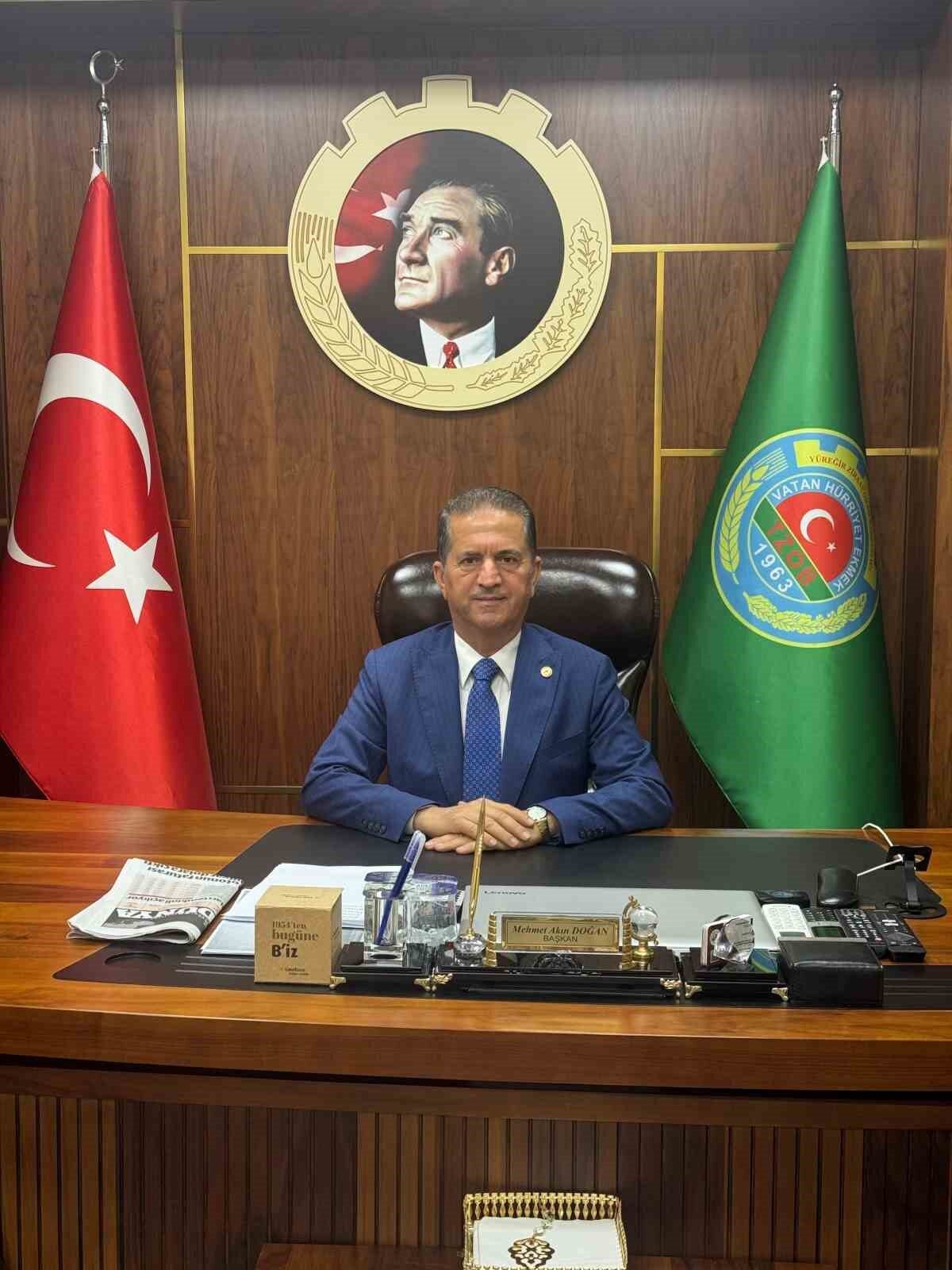 Yüreğir Ziraat Odası Başkanı Mehmet Akın Doğan, elçilerin işçilerin işe