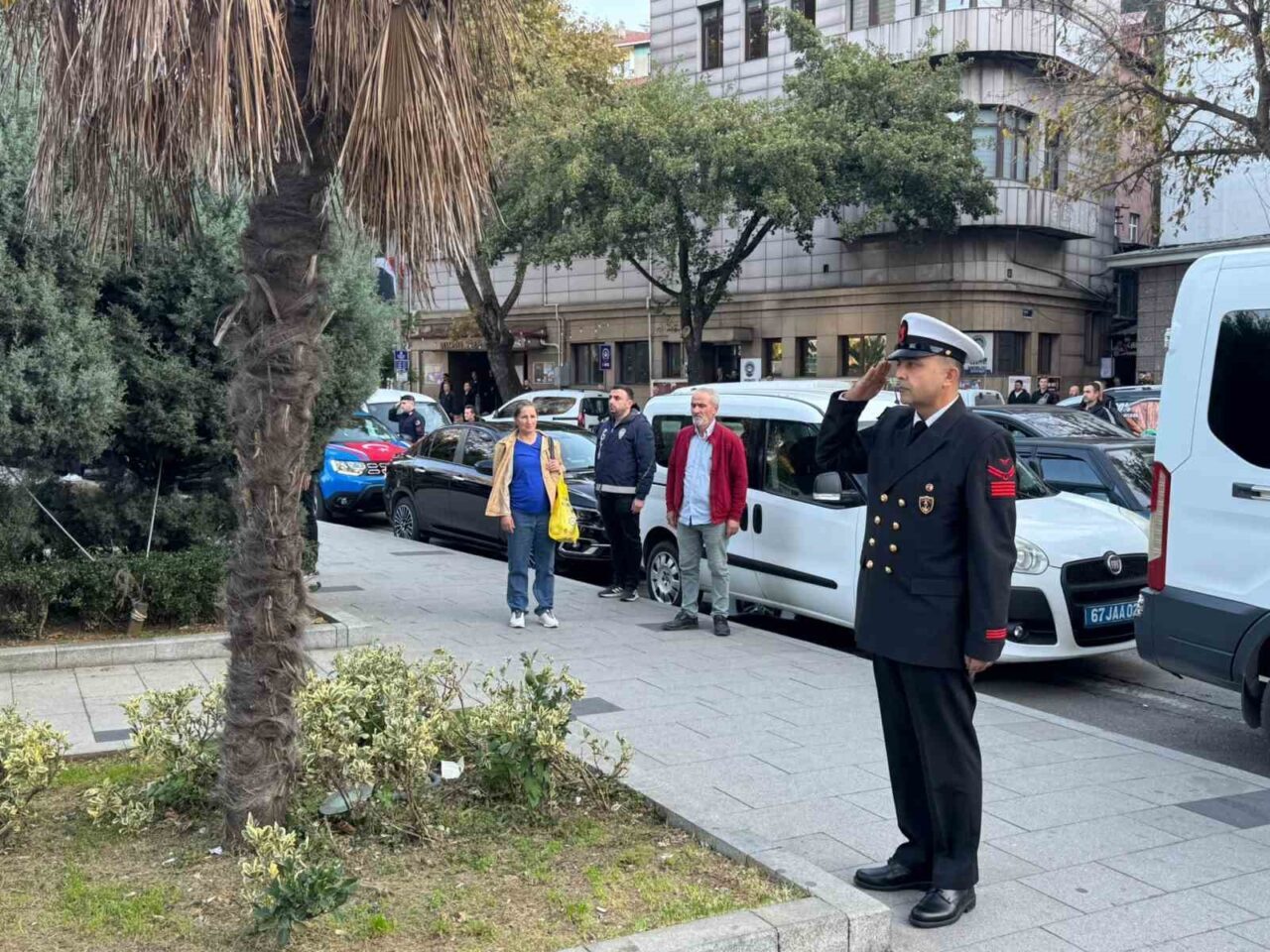 Zonguldak'ta, Gazi Mustafa Kemal Atatürk'ün ölüm yıldönümünde düzenlenen anma törenine