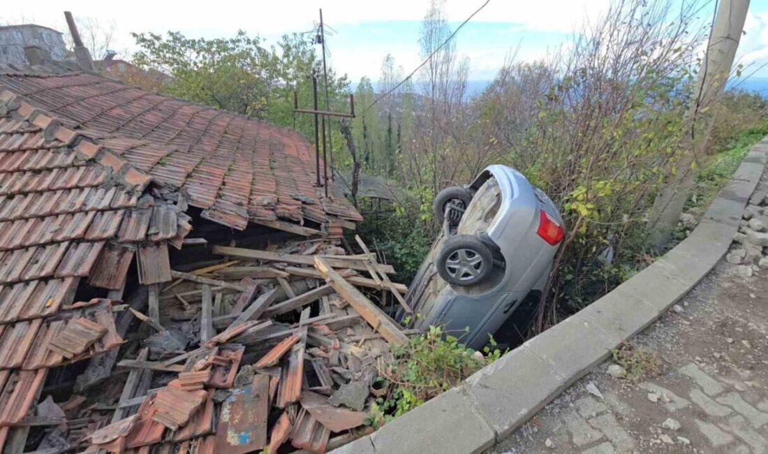 Zonguldak’ın Yeni Mahalle Bülbül Sokak'ta H.Ç. yönetimindeki otomobil, kontrolden çıkarak