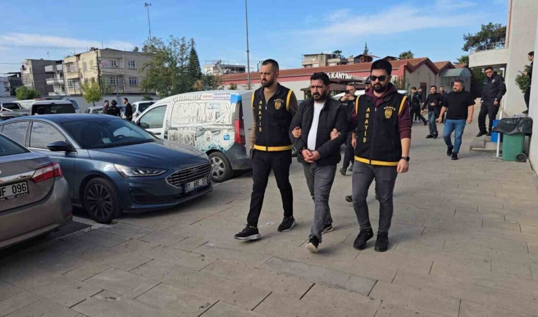 Adana'da, 179 suç kaydı olan ve 22 yıl hapis cezasıyla