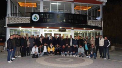 Erzurum'un Oltu ilçesinde, 25 Mart Spor Kulübü'ne destek için yerel
