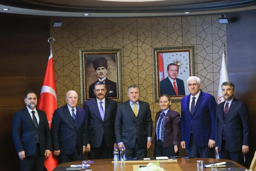 Ankara’da Erzurum’daki “Spor Salonu ve Olimpik Yüzme Havuzu” projesi için protokol imzalandı.