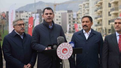 Çevre Şehircilik ve İklim Değişikliği Bakanı Murat Kurum, 500 bin