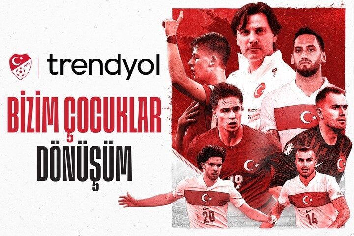 Türkiye Futbol Federasyonu ve Trendyol, A Milli Futbol Takımı’nın UEFA