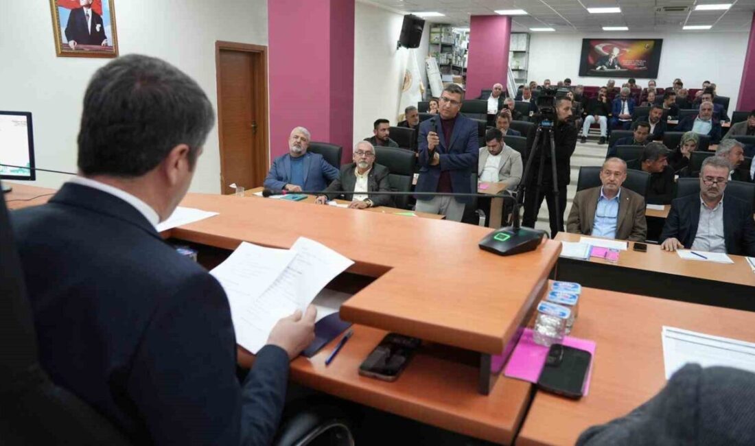 Adıyaman Belediye Başkanı Abdurrahman Tutdere, Aralık Ayı Meclis Toplantısı'nda şehre